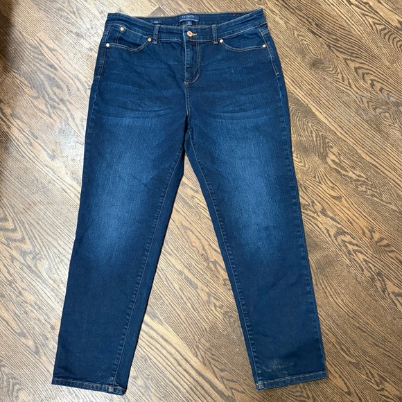 Talbots Denim - Talbots Simply Flattering 5-pocket Ankle length Jeans Size 14